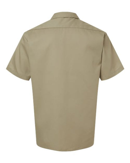 Dickies Short Sleeve Work Shirt - Tall Sizes 2574T Custom Embroidered Business Logo