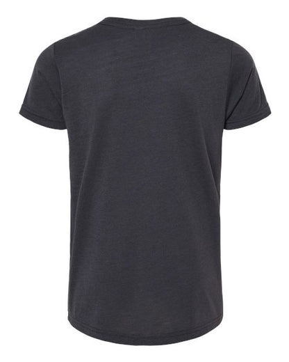 BELLA + CANVAS Youth Triblend Tee 3413Y Custom Embroidered Business Logo