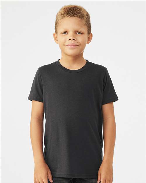 Custom Embroidered  BELLA + CANVAS Youth Triblend Tee 3413Y  