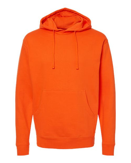 Independent Trading Co. Midweight Hooded Sweatshirt SS4500 Neon Pink Custom Embroidered Business Logo