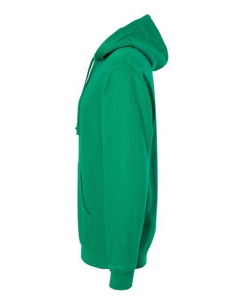 Independent Trading Co. Midweight Hooded Sweatshirt SS4500 Kelly Green Custom Embroidered Business Logo