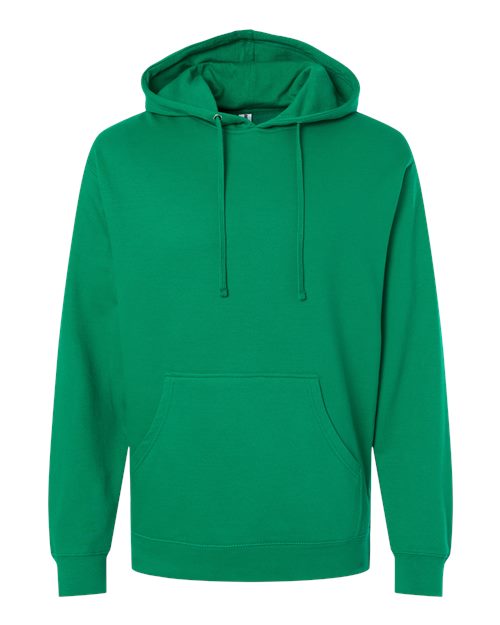 Independent Trading Co. Midweight Hooded Sweatshirt SS4500 Gunmetal Heather Custom Embroidered Business Logo