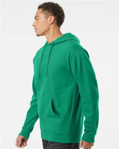 Independent Trading Co. Midweight Hooded Sweatshirt SS4500 Kelly Green Custom Embroidered Business Logo