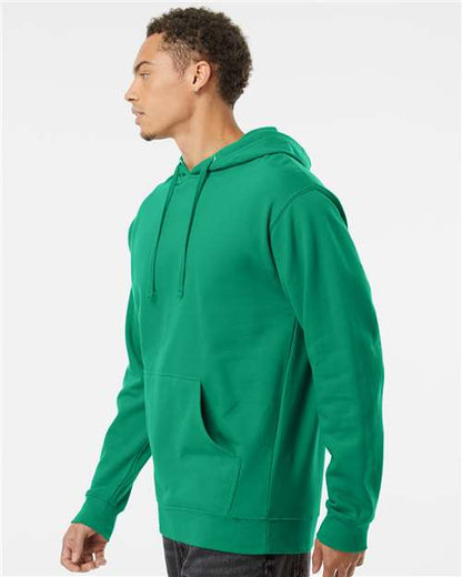 Independent Trading Co. Midweight Hooded Sweatshirt SS4500 Kelly Green Custom Embroidered Business Logo
