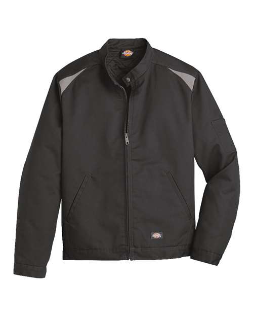 Dickies Insulated Colorblocked Jacket LJ60 Custom Embroidered Business Logo