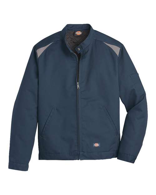 Dickies Insulated Colorblocked Jacket LJ60 Custom Embroidered Business Logo