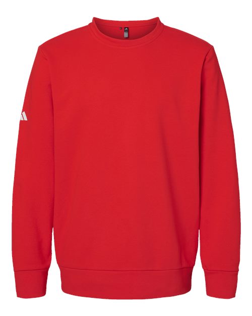 Adidas Fleece Crewneck Sweatshirt A434 Custom Embroidered Business Logo