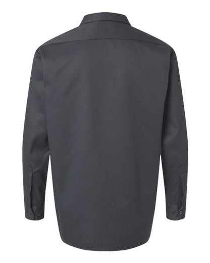 Dickies Long Sleeve Work Shirt - Tall Sizes 5574T Custom Embroidered Business Logo