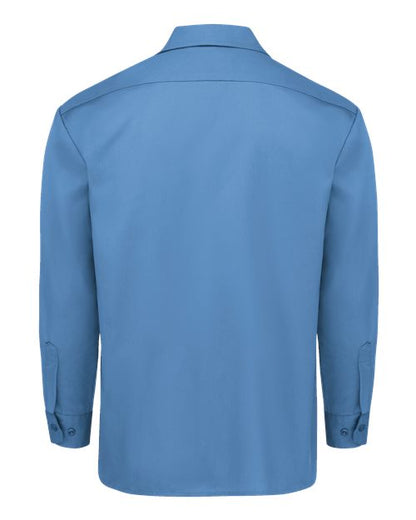 Dickies Long Sleeve Work Shirt - Tall Sizes 5574T Custom Embroidered Business Logo