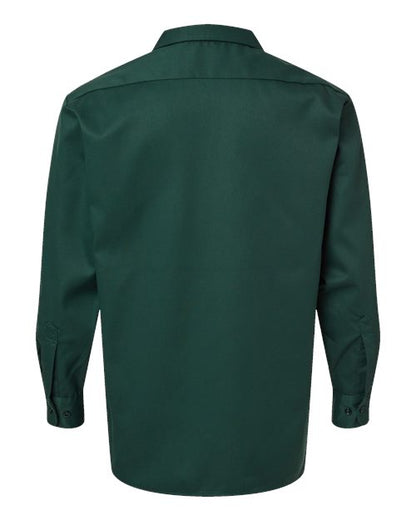 Dickies Long Sleeve Work Shirt - Tall Sizes 5574T Custom Embroidered Business Logo