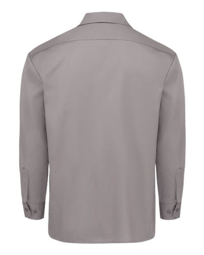 Dickies Long Sleeve Work Shirt - Tall Sizes 5574T Custom Embroidered Business Logo