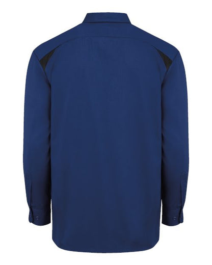 Dickies Long Sleeve Performance Team Shirt 6605 Custom Embroidered Business Logo