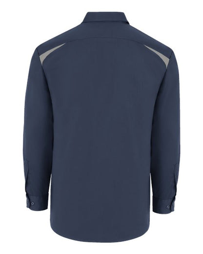 Dickies Long Sleeve Performance Team Shirt 6605 Custom Embroidered Business Logo