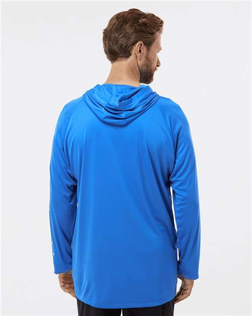 Columbia PFG Terminal™ Tackle Hooded Long Sleeve T-Shirt 153617 Custom Embroidered Business Logo