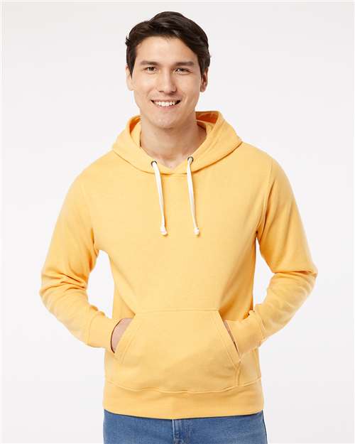 Custom Embroidered  J. America Triblend Fleece Hooded Sweatshirt 8871 Golden Triblend