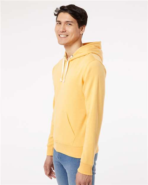 J. America Triblend Fleece Hooded Sweatshirt 8871 Golden Triblend