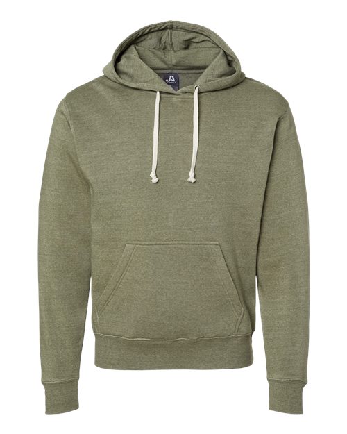 J. America Men's Triblend Fleece Hooded Sweatshirt 8871