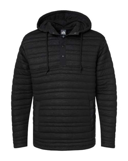 J. America Horizon Quilted Anorak Hooded Pullover 8897