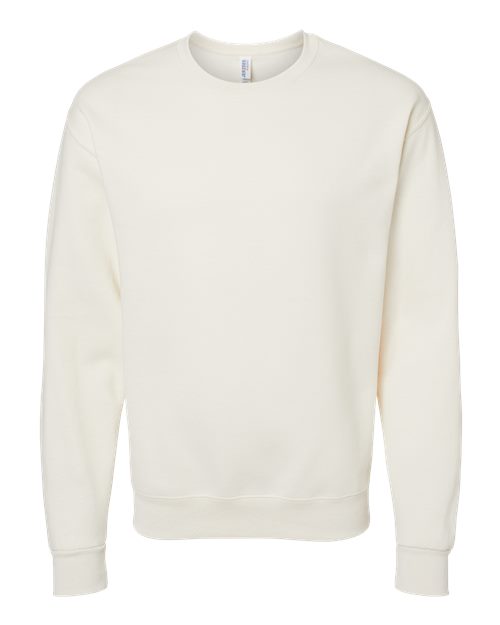 JERZEES NuBlend® Crewneck Sweatshirt 562MR Sweet Cream Heather Custom Embroidered Business Logo