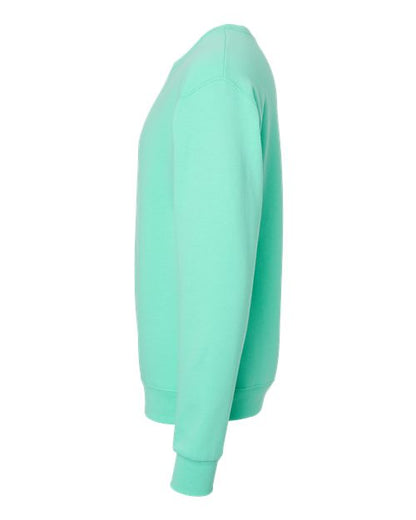 JERZEES NuBlend® Crewneck Sweatshirt 562MR Cool Mint Custom Embroidered Business Logo