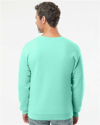 JERZEES NuBlend® Crewneck Sweatshirt 562MR Cool Mint Custom Embroidered Business Logo