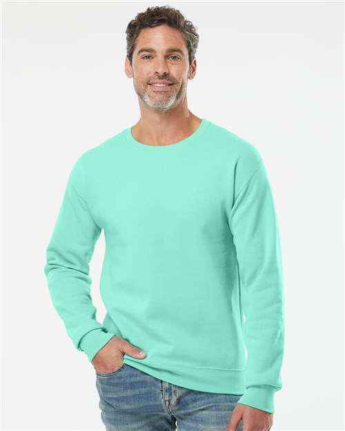 Custom Embroidered  JERZEES NuBlend® Crewneck Sweatshirt 562MR Cool Mint