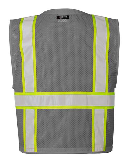 Kishigo EV Series® Enhanced Visibility Multi-Pocket Mesh Vest B100-111