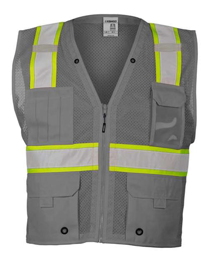 Kishigo EV Series® Enhanced Visibility Multi-Pocket Mesh Vest B100-111