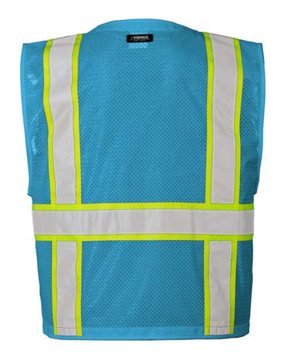 Kishigo EV Series® Enhanced Visibility Multi-Pocket Mesh Vest B100-111