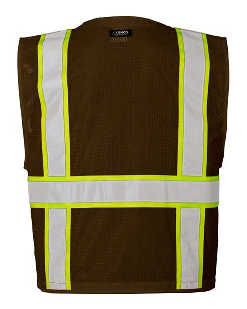 Kishigo EV Series® Enhanced Visibility Multi-Pocket Mesh Vest B100-111