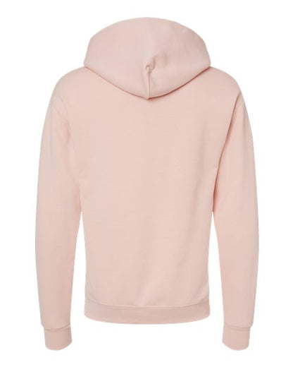 JERZEES NuBlend® Hooded Sweatshirt 996MR Blush Pink Custom Embroidered Business Logo