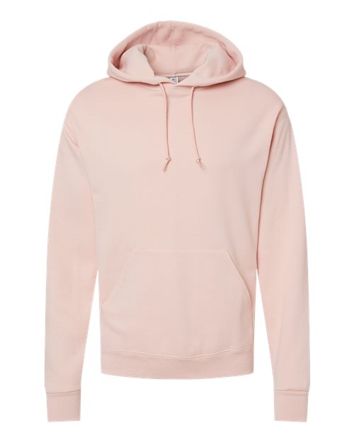 JERZEES NuBlend® Hooded Sweatshirt 996MR Blush Pink Custom Embroidered Business Logo
