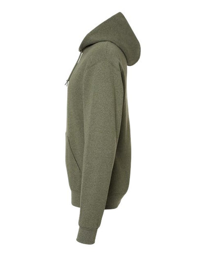 JERZEES NuBlend® Hooded Sweatshirt 996MR Military Green Heather Custom Embroidered Business Logo