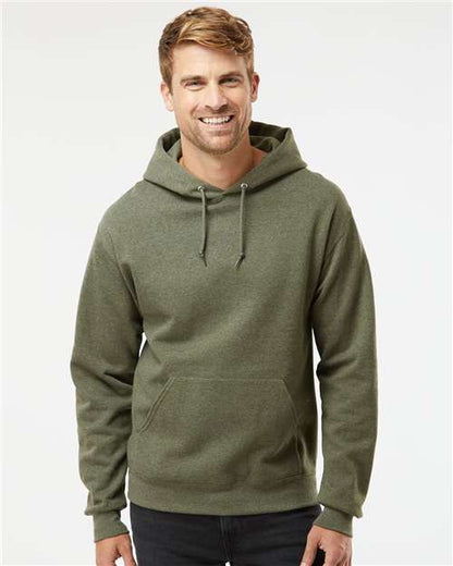 Custom Embroidered  JERZEES NuBlend® Hooded Sweatshirt 996MR Military Green Heather