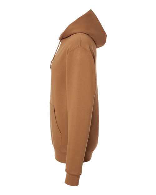JERZEES NuBlend® Hooded Sweatshirt 996MR Golden Pecan Custom Embroidered Business Logo