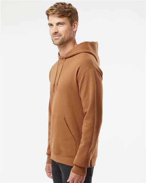JERZEES NuBlend® Hooded Sweatshirt 996MR Golden Pecan Custom Embroidered Business Logo