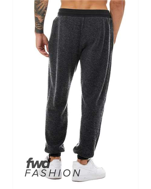 BELLA + CANVAS FWD Fashion Sueded Fleece Jogger 3327 Custom Embroidered Business Logo