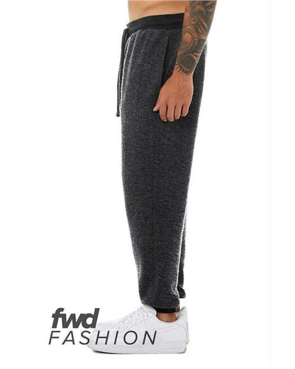 BELLA + CANVAS FWD Fashion Sueded Fleece Jogger 3327 Custom Embroidered Business Logo