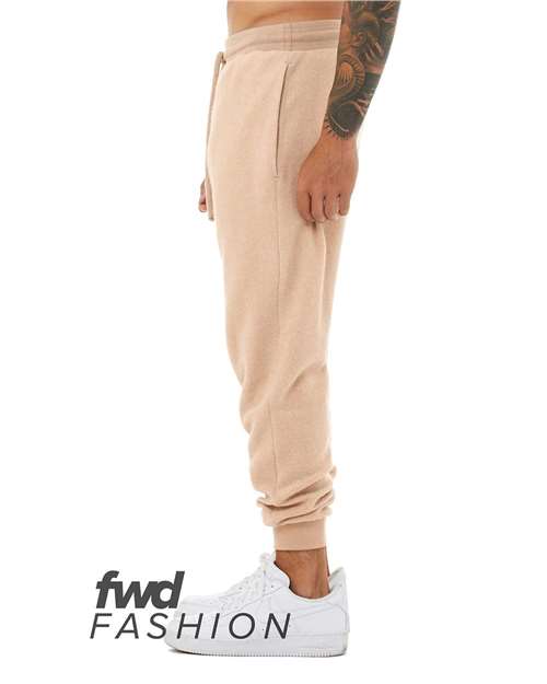 BELLA + CANVAS FWD Fashion Sueded Fleece Jogger 3327 Custom Embroidered Business Logo