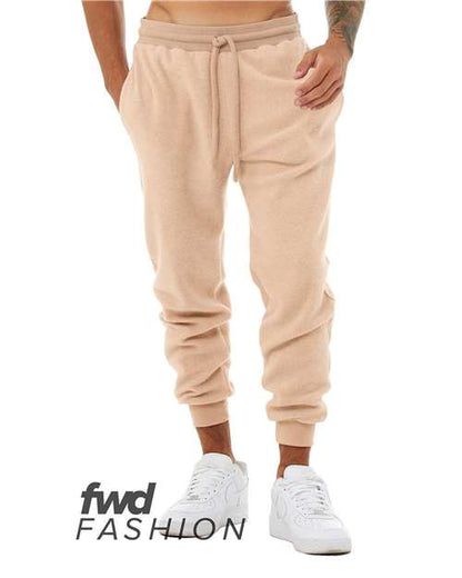 BELLA + CANVAS FWD Fashion Sueded Fleece Jogger 3327 Custom Embroidered Business Logo