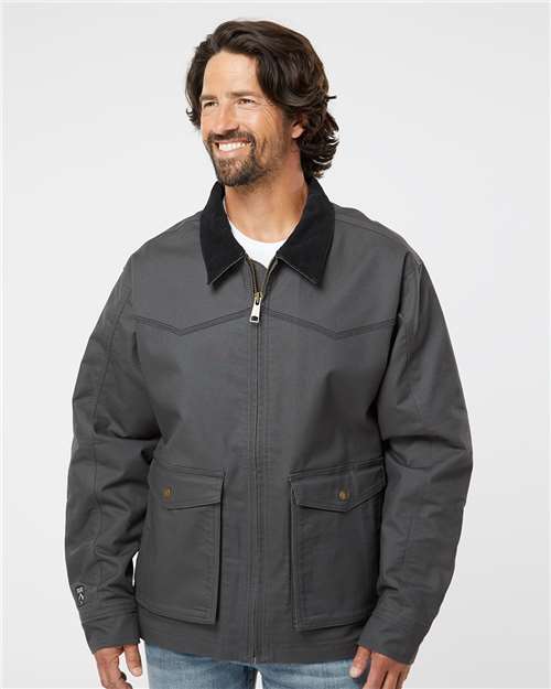 DRI DUCK Yellowstone Power Move Canvas Jacket 5055 Custom Embroidered Business Logo