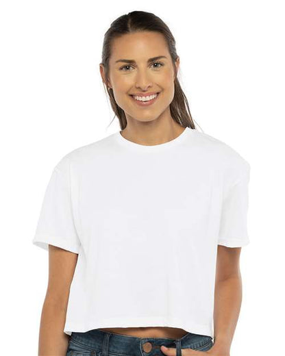 Custom Embroidered  Next Level Women's Ideal Crop Top 1580  