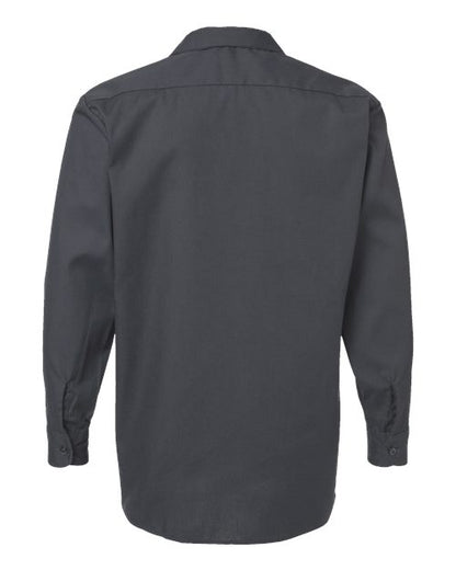 Dickies Industrial Long Sleeve Work Shirt L535 Custom Embroidered Business Logo