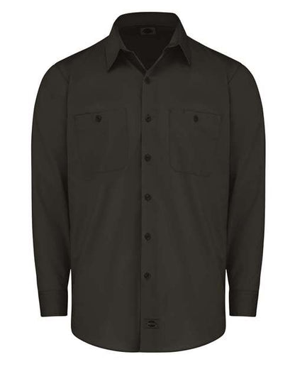 Dickies Industrial Worktech Ventilated Long Sleeve Work Shirt LL51 Custom Embroidered Business Logo