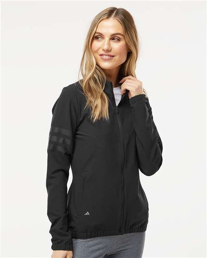 Adidas 3-Stripes Full-Zip Jacket A267 Custom Embroidered Business Logo