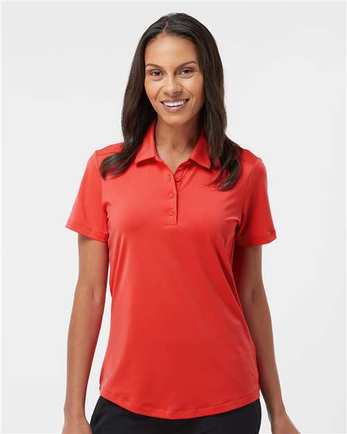 Adidas Women's Ultimate Solid Polo A515 Custom Embroidered Business Logo