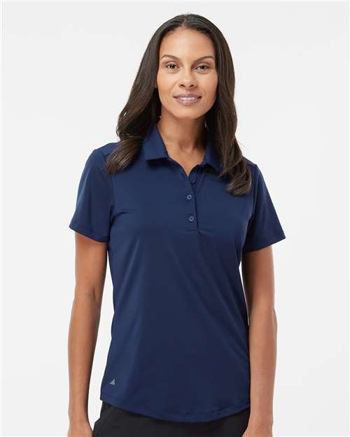 Adidas Women's Ultimate Solid Polo A515 Custom Embroidered Business Logo