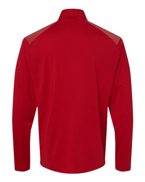 Adidas Shoulder Stripe Quarter-Zip Pullover A520 Custom Embroidered Business Logo