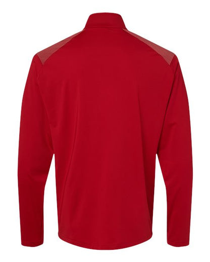 Adidas Shoulder Stripe Quarter-Zip Pullover A520 Custom Embroidered Business Logo