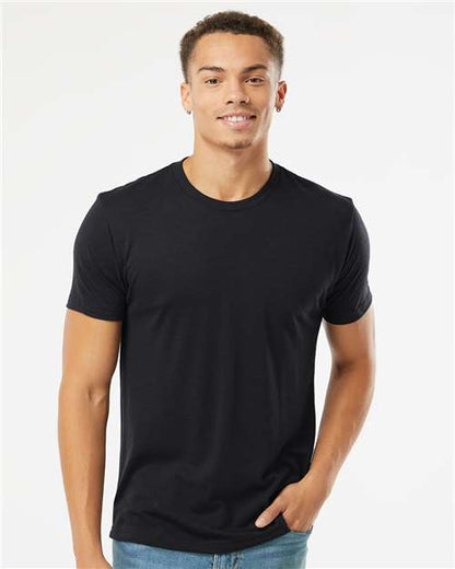Custom Embroidered  Next Level Triblend T-Shirt 6010 Black
